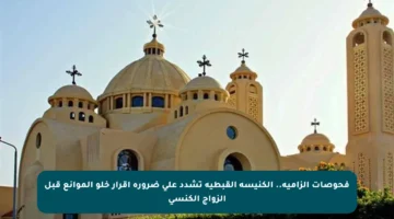 فحوصات إلزامية.. الكنيسة القبطية تشدد على ضرورة إقرار خلو الموانع قبل الزواج الكنسي